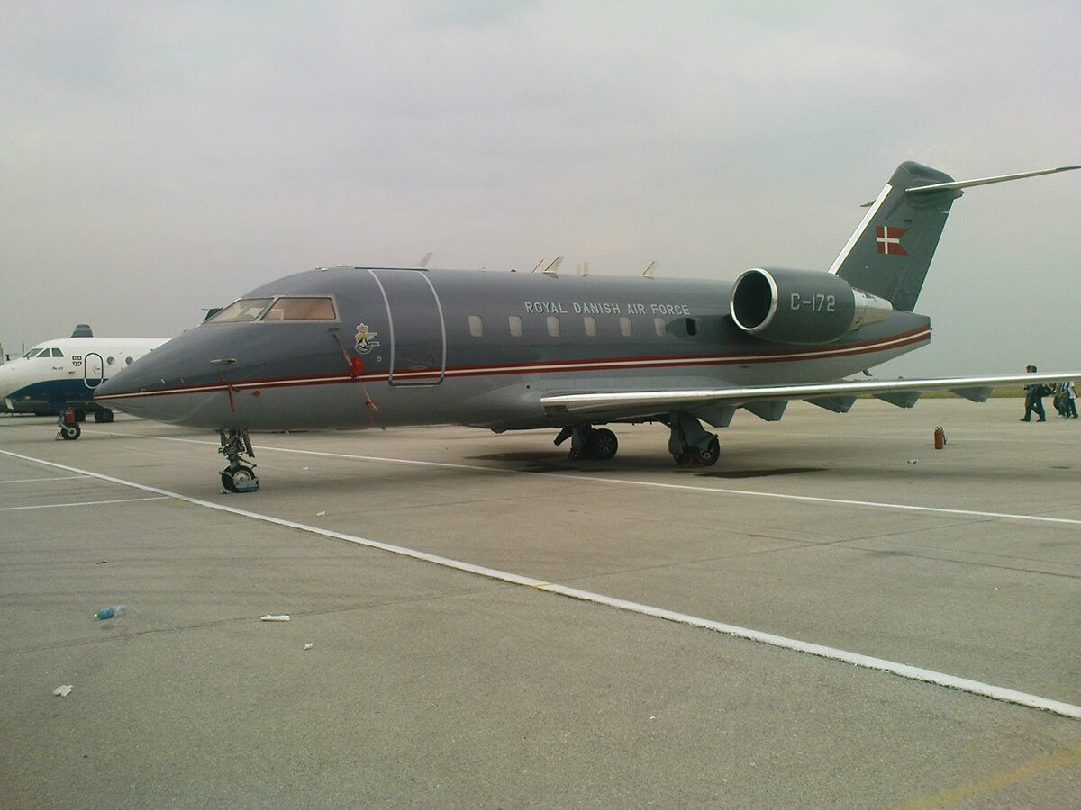 Aeromiting Batajnica 2009 danski  Bombardier-Challenger-600