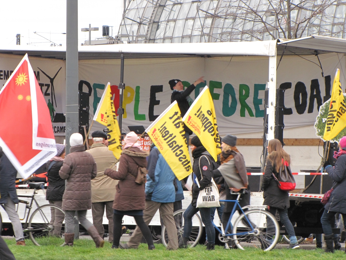 Berlin Protest against coal