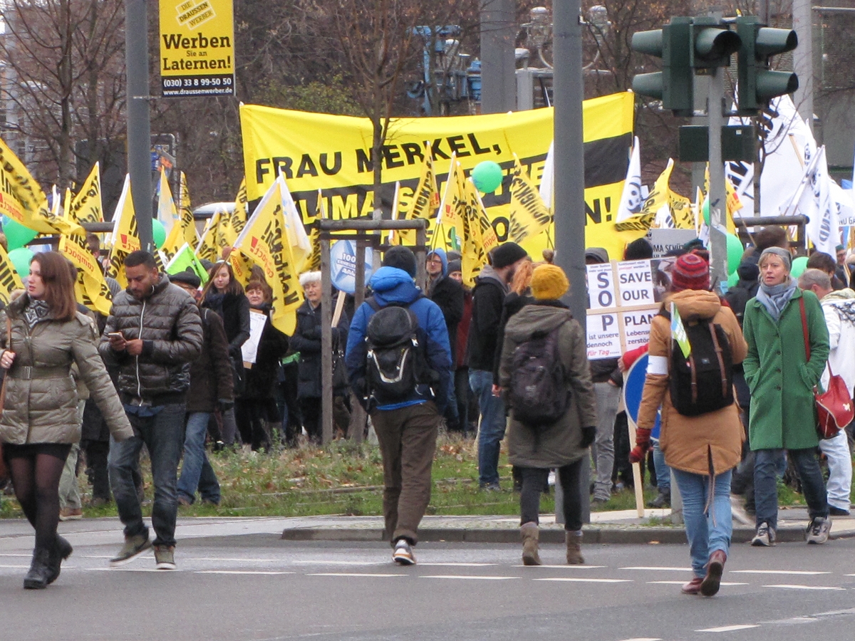 Berlin Protest against coal