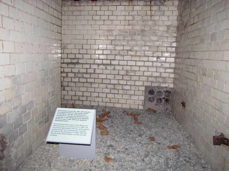 Berlin Topografy of terror Gestapo cellar