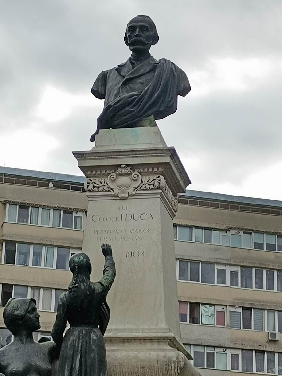 Bucharest Gheorghe Duca monument