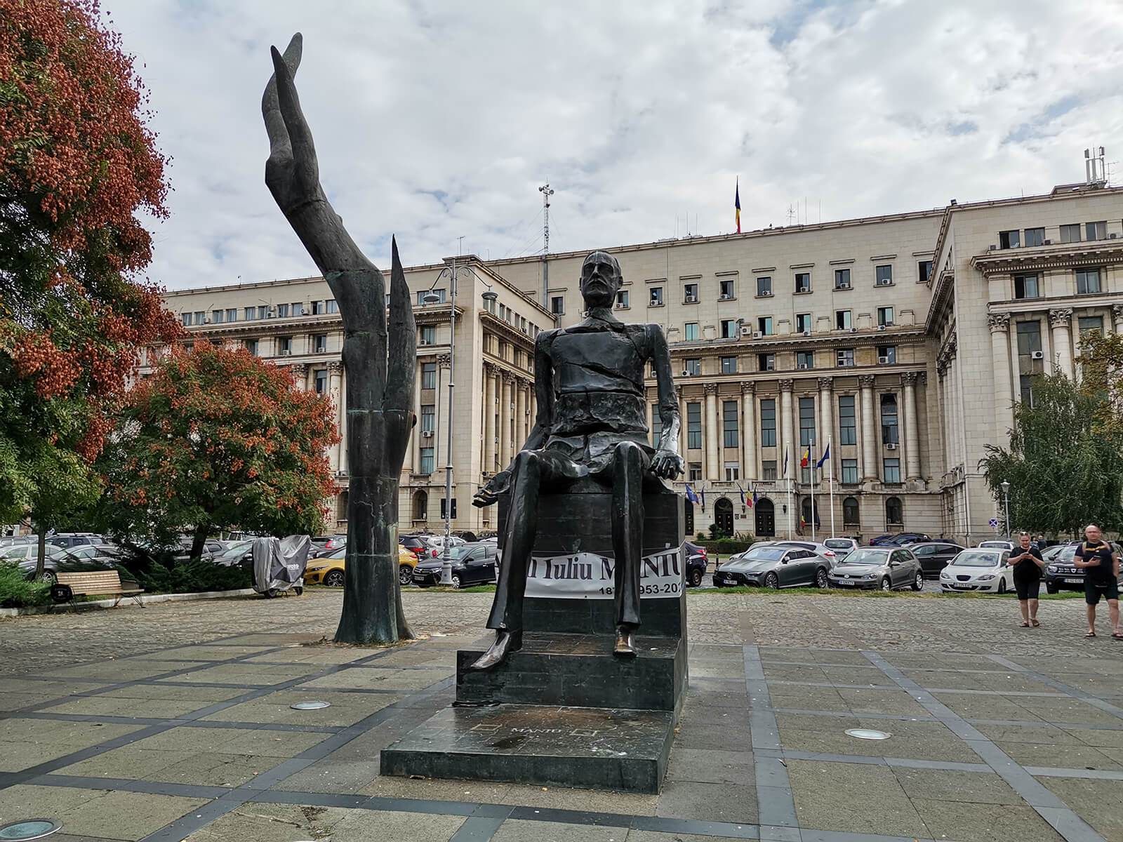 Bucharest Monument Iuliu Maniu