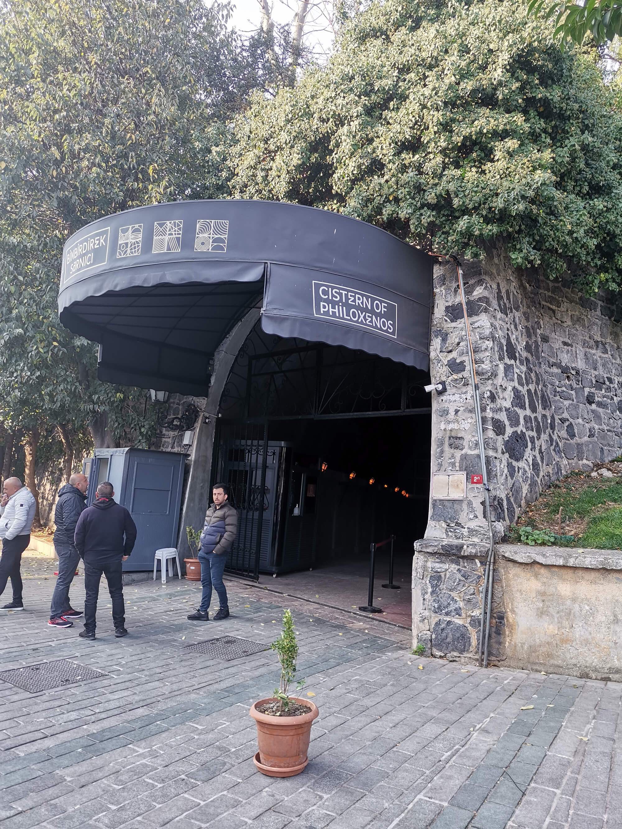 Istanbul - Cistern of Philoxenos - entrance