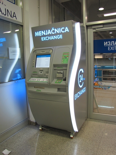 Belgrade Centre railway station Currency Exchange Machine