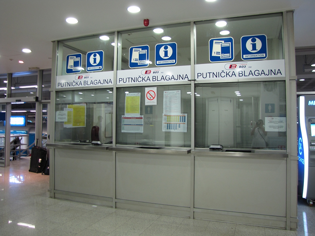 Belgrade Centre railway station ticket office