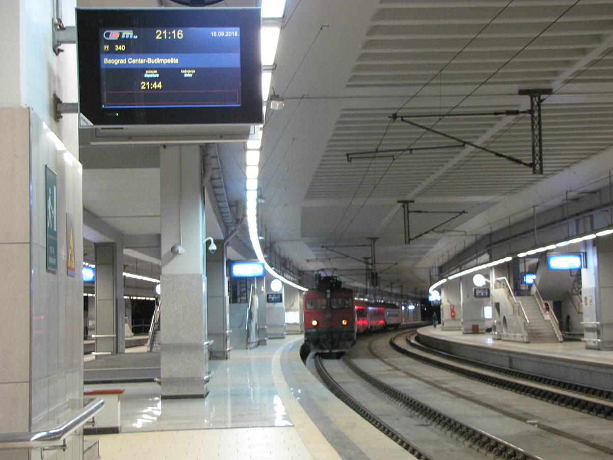 Belgrade Centre railway station train 410