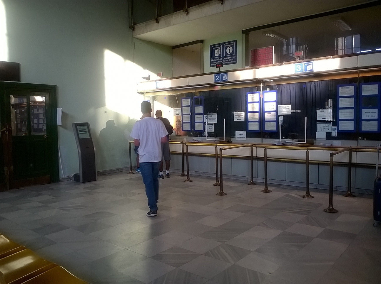 Budapest Nyugati international ticket office
