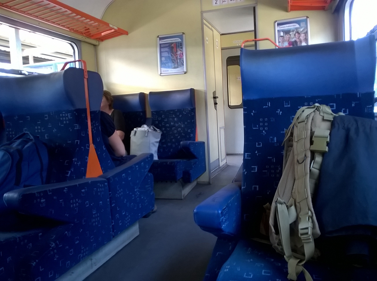 Train 6212 Cegled Zahony interior