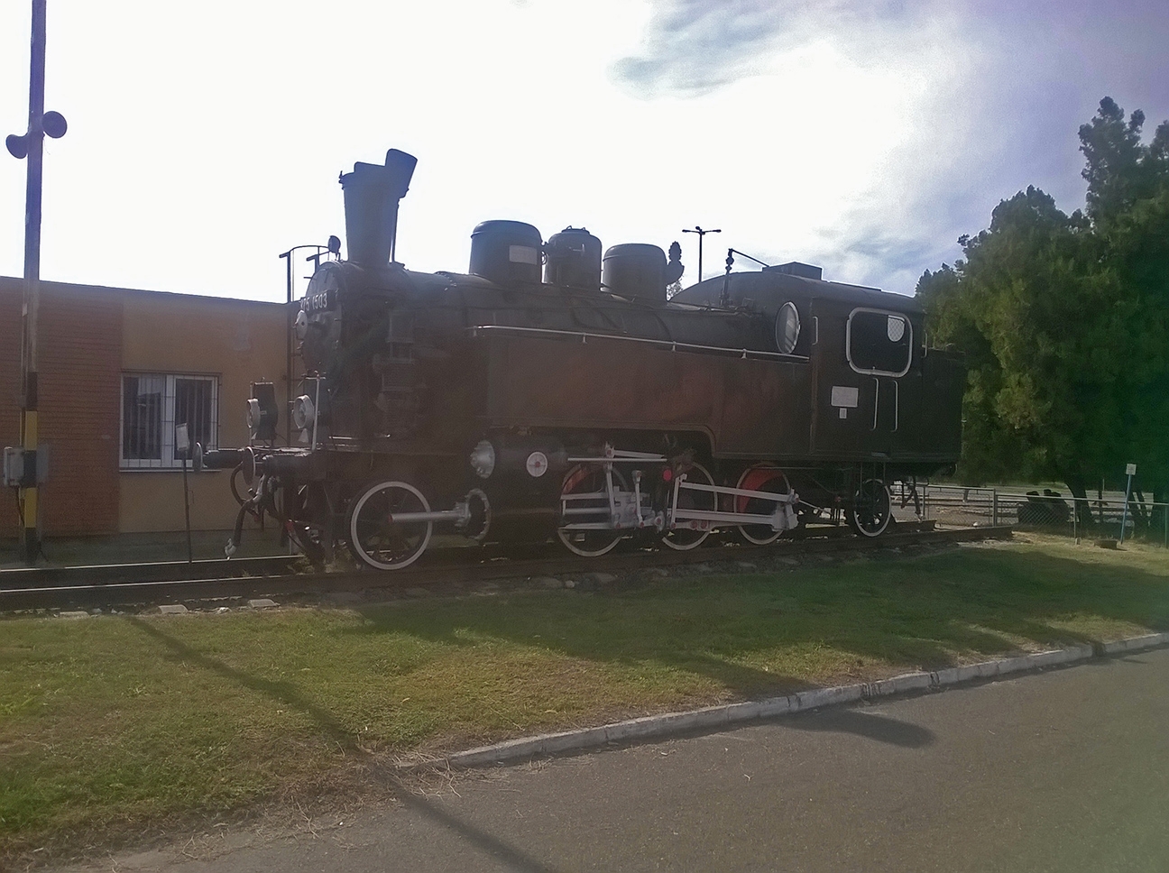 Zahony steam locomotive MAV 375.1503