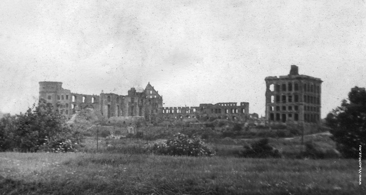Konigsberg  castle after WW2