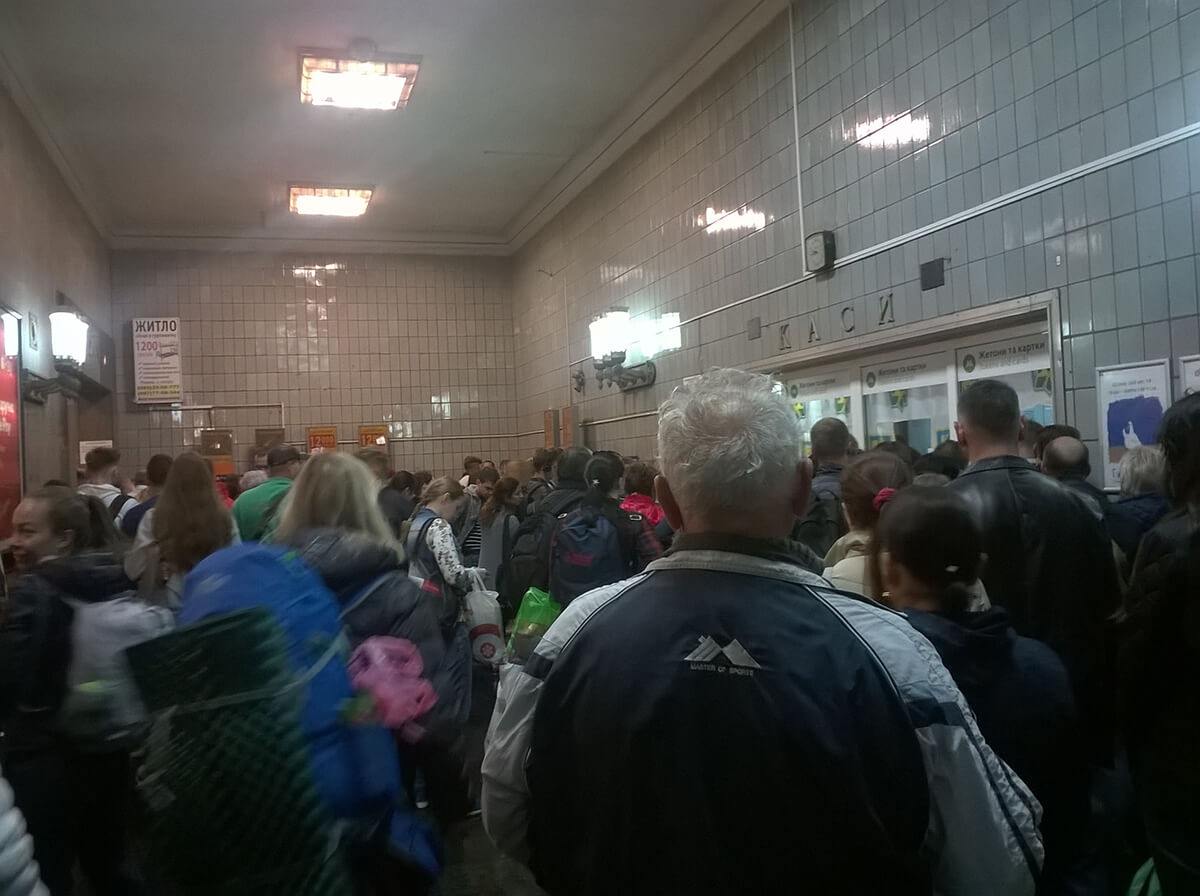 Kijev - metro stanica Vokzaljna