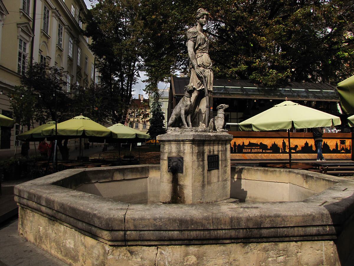 Lavov - fontana Dijana