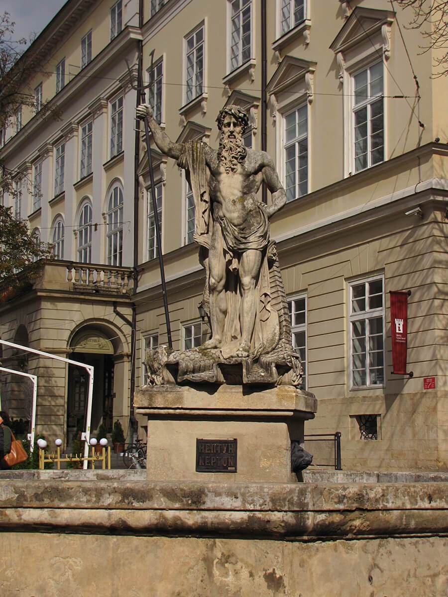 Lavov - fontana Neptun