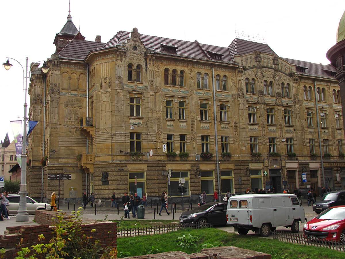 Lavov - zgrada u stilu secesije