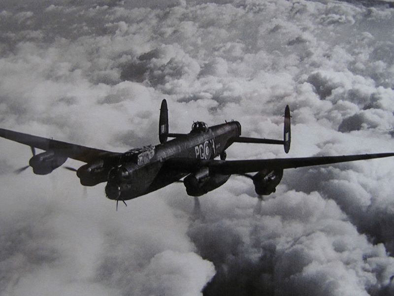 British bomber Lancaster