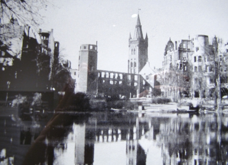 Konigsberg castle after bombing
