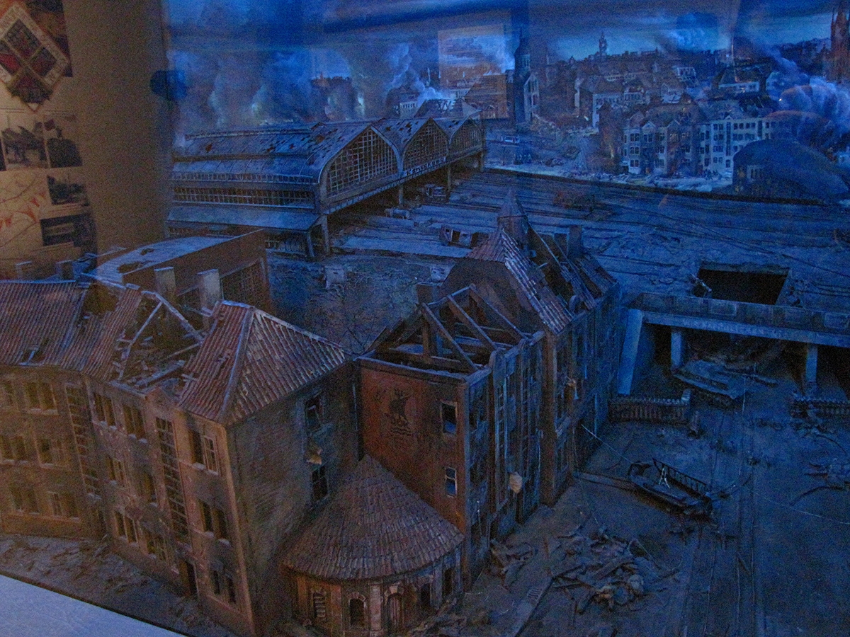 Konigsberg train station diorama