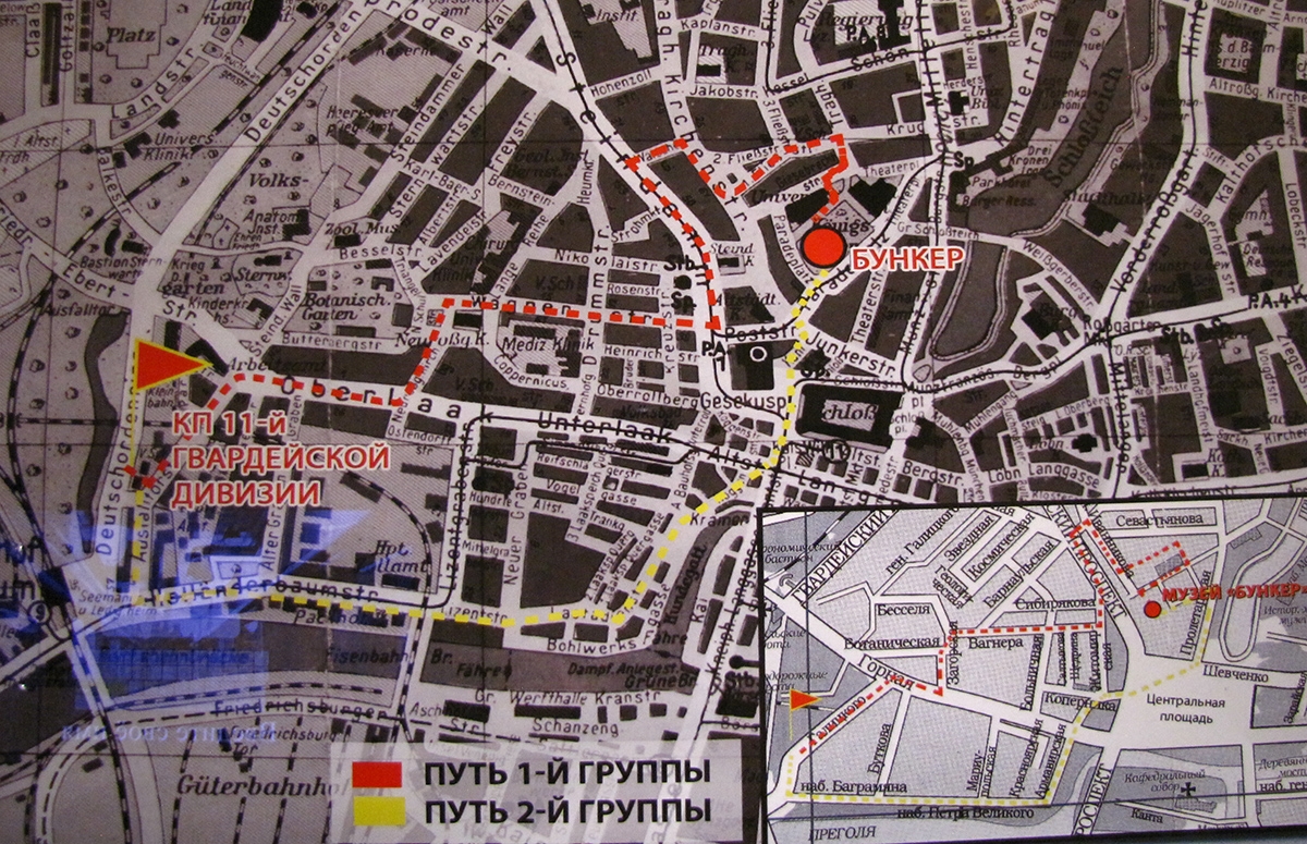 Konigsberg map - parliamentaire route