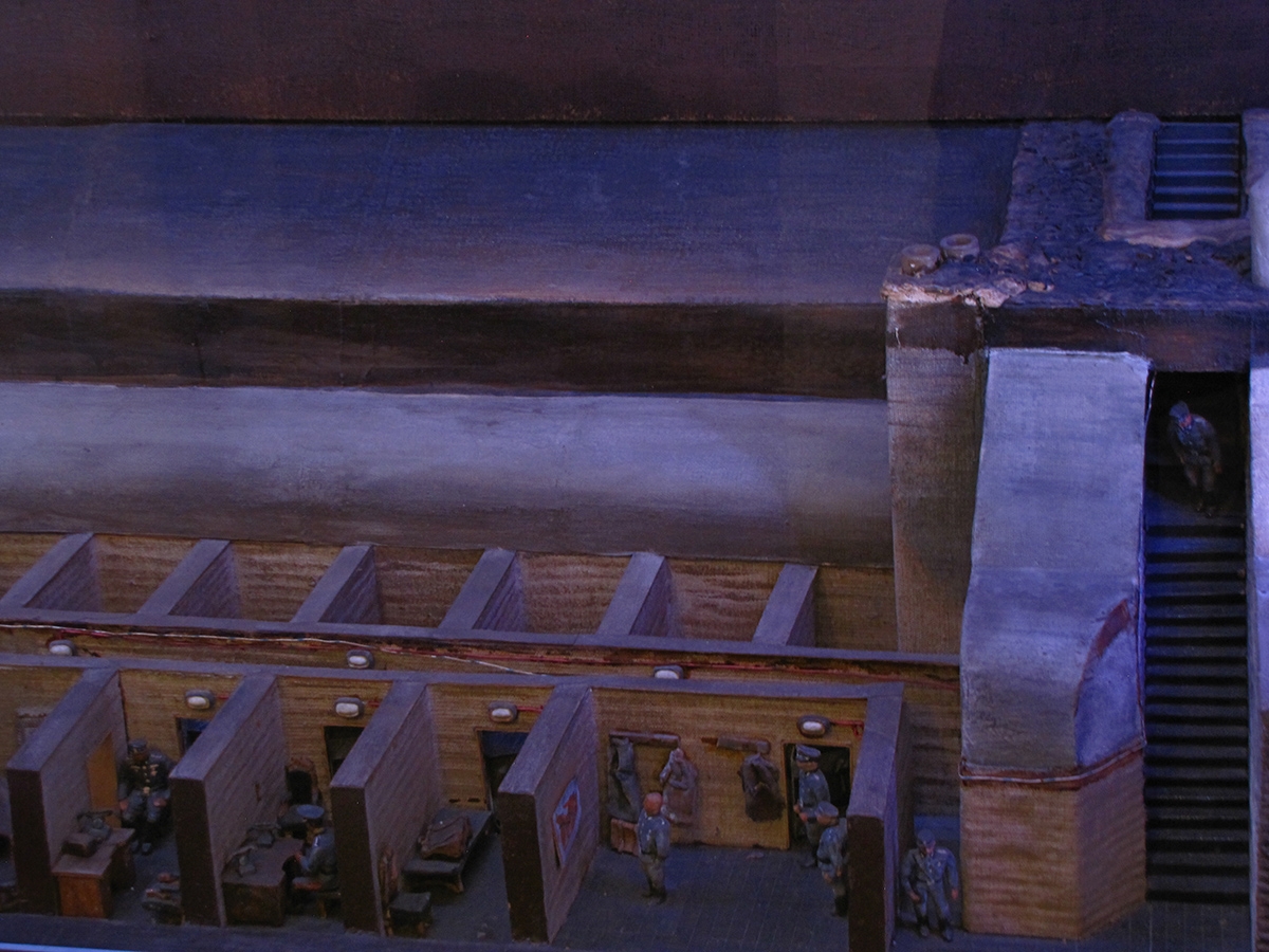 Museum bunker miniature