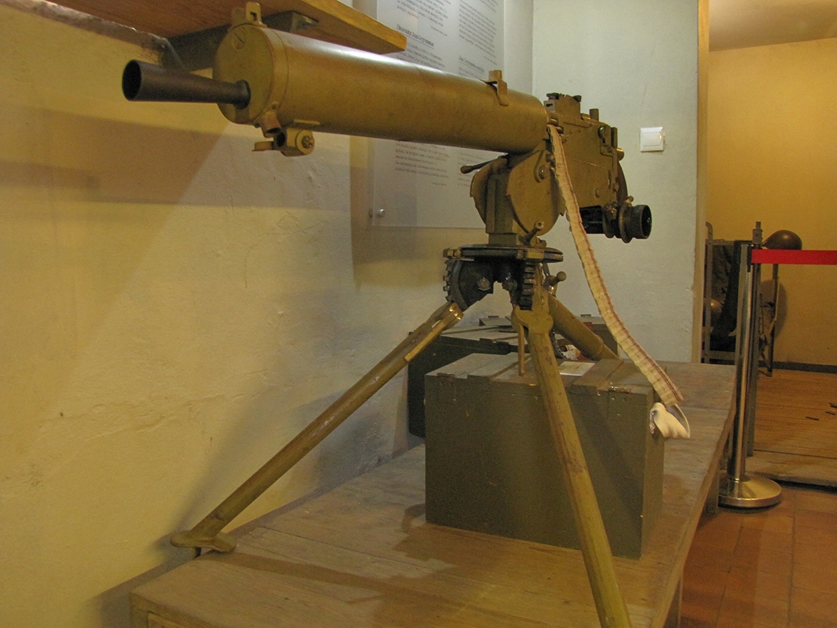 Museum Westerplatte heavy machine gun wz.30