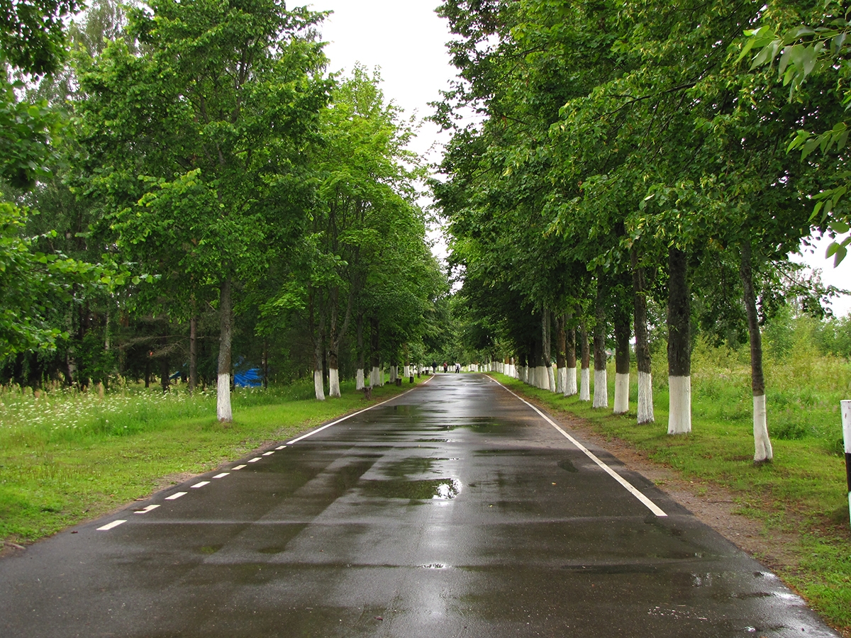 Nevsky Pyatachok alleya k beregu Nevy