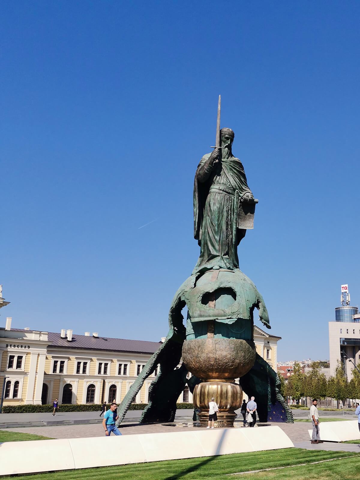 Beograd Spomenik Stefanu Nemanji