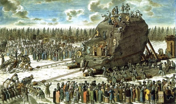 Mednyj vsadnik postament