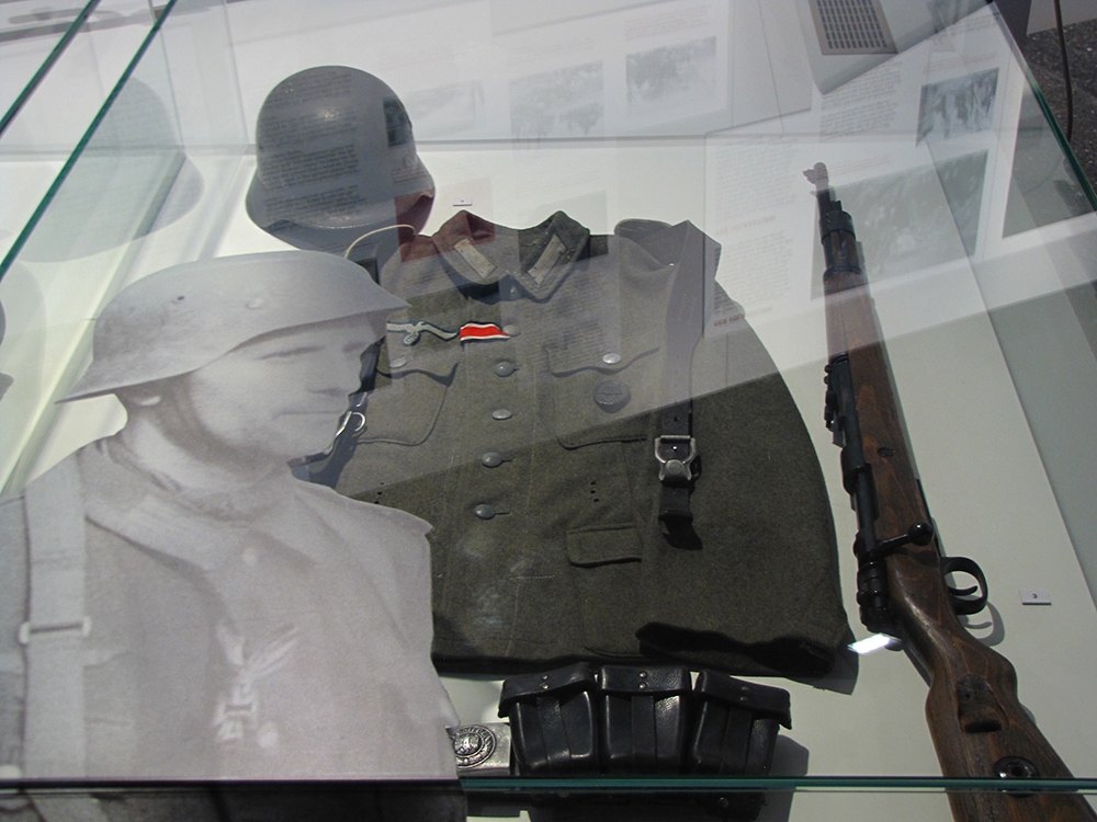 Uniform and weapon of German Soldier