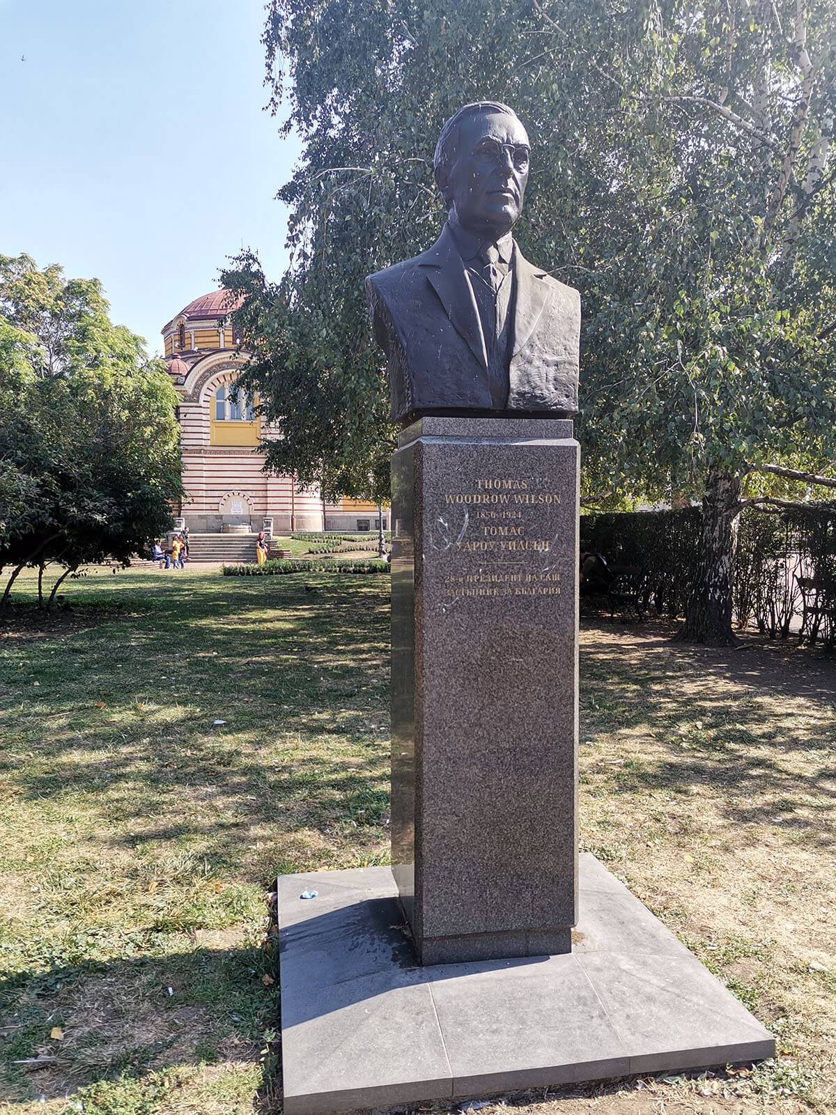 Sofija statua Vudroa Vilsona