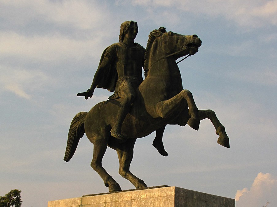Alexander the Great monument Thessaloniki