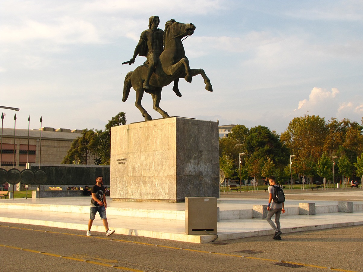 Alexander the Great monument Thessaloniki