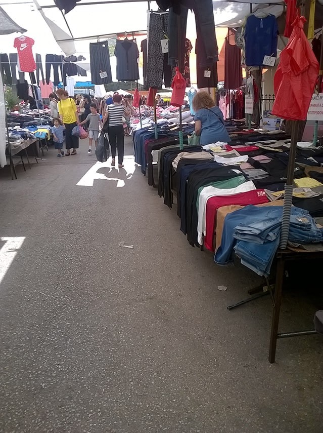 Thessaloniki street sale