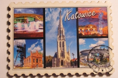 Souvenir magnet Katowice