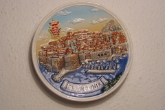 Souvenir plate Dubrovnik