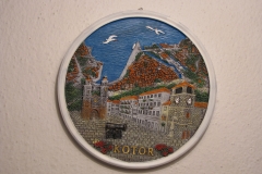 Souvenir  plate Kotor