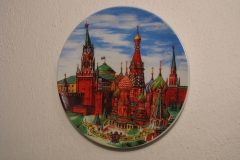 Souvenir plate Moscow