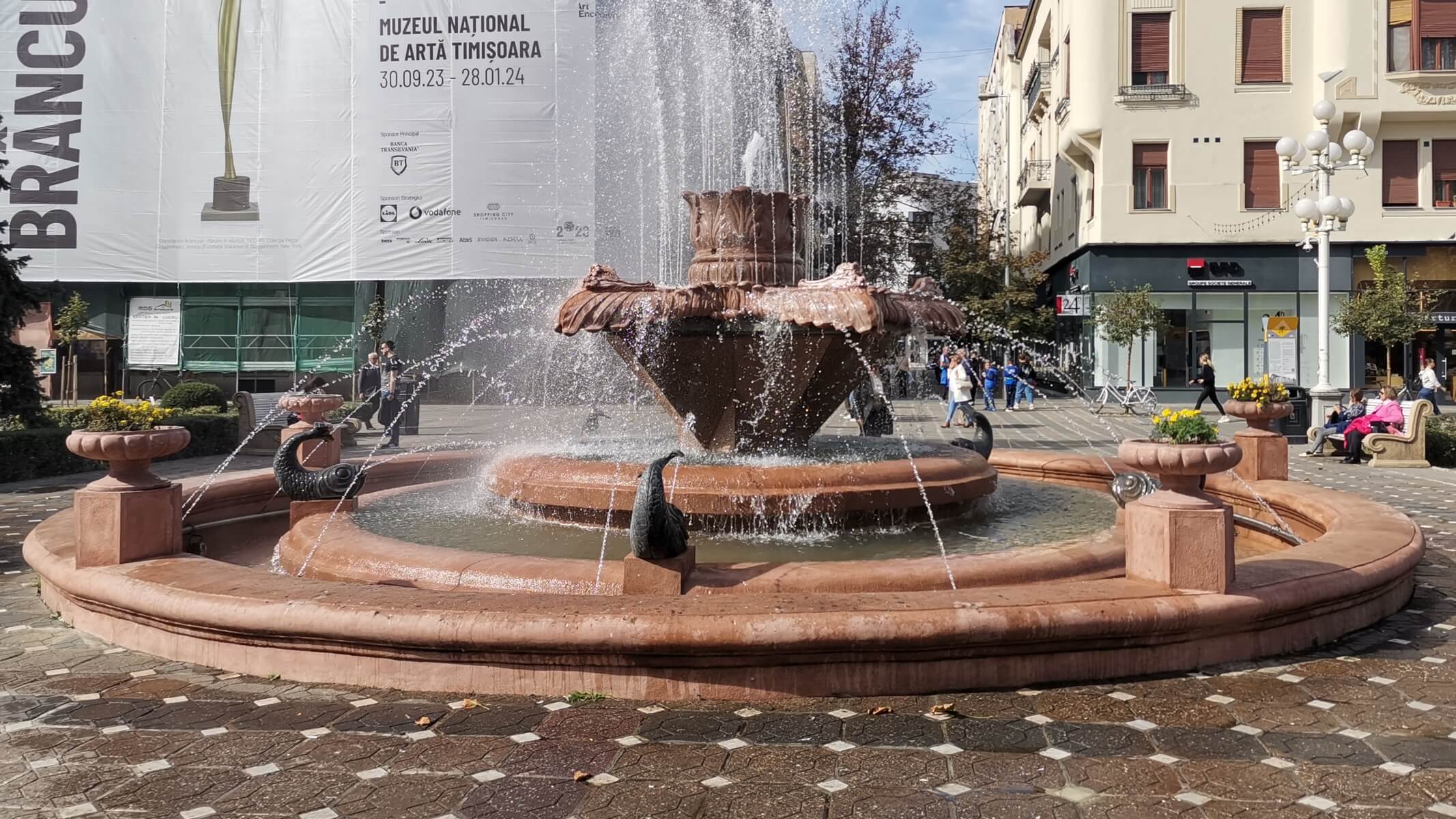 Timisoara Fish fountain