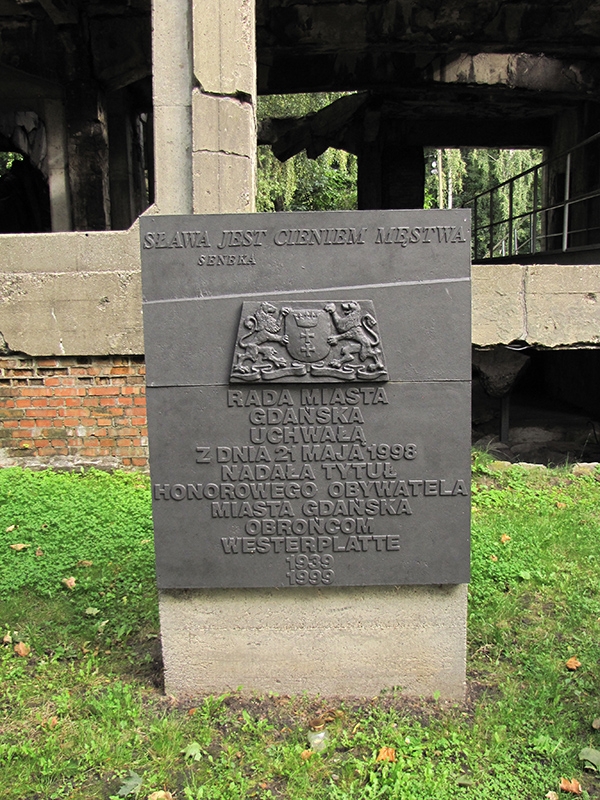 Westerplatte new barracks plates