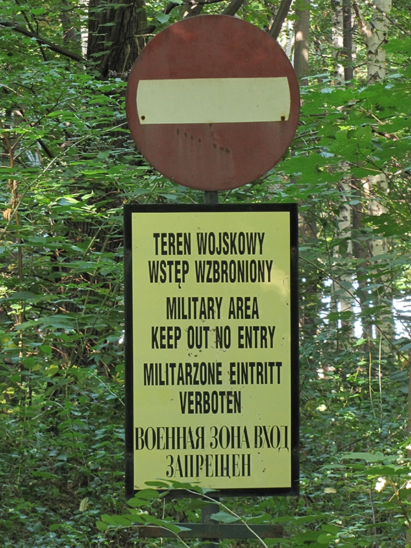 Westerplatte sign military area