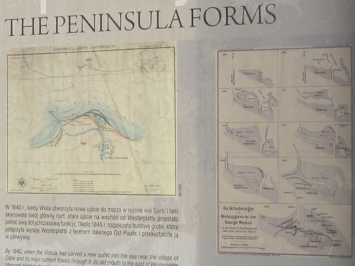 Westerplatte the peninsula forms