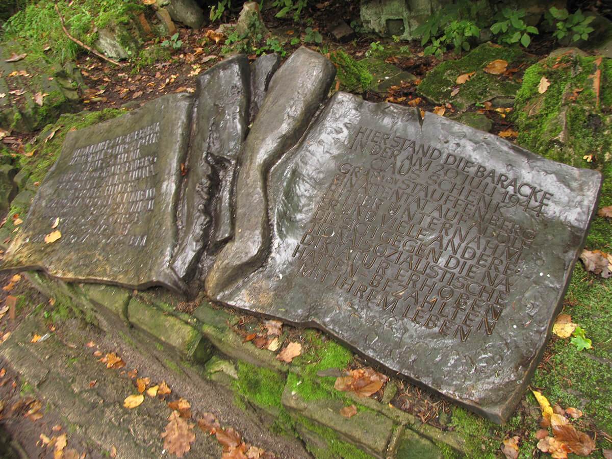 Wolf lair - Memorial plate