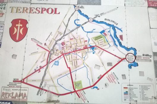 Terespol map